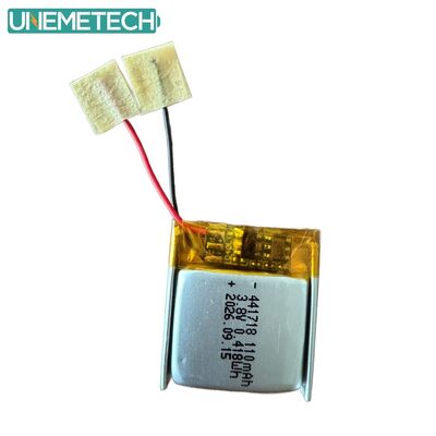 Calidad  3.8V 110mAh 441718 High Voltage Polymer Lithium Ion Battery for Medical Bracelet Fábrica