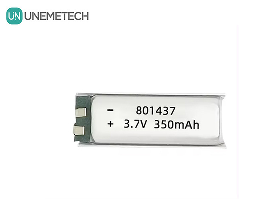 801437 3A Batería de polímero de alta velocidad 3.7v 350mah Batería Lipo para dispositivos electrónicos IoT