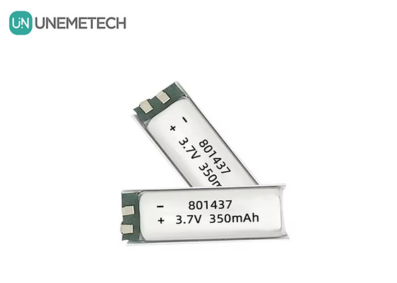 801437 3A Batería de polímero de alta velocidad 3.7v 350mah Batería Lipo para dispositivos electrónicos IoT