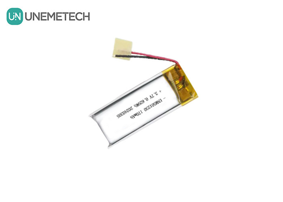 Batería recargable de polímero de litio 501230 3.7V 170mAh Batería de polímero de litio para auriculares inalámbricos