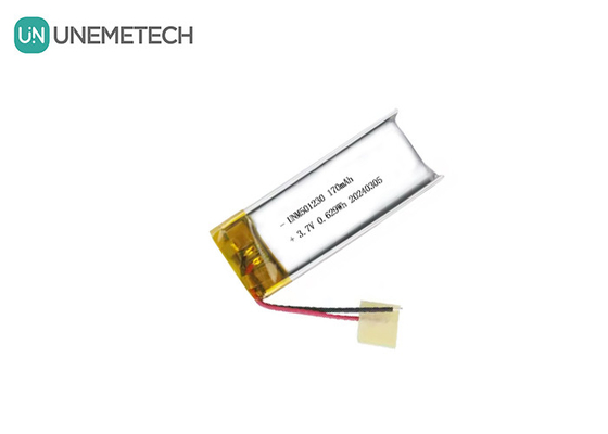 Batería recargable de polímero de litio 501230 3.7V 170mAh Batería de polímero de litio para auriculares inalámbricos