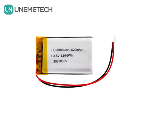 CE 4.35V Batería de litio de alto voltaje 682329 520mAh 3.8V Batería recargable de iones de litio
