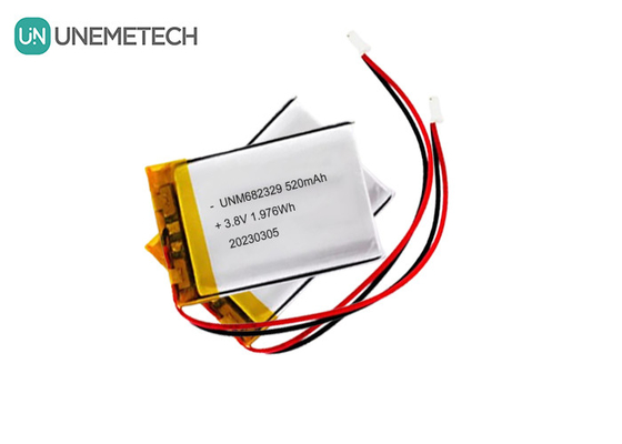 CE 4.35V Batería de litio de alto voltaje 682329 520mAh 3.8V Batería recargable de iones de litio