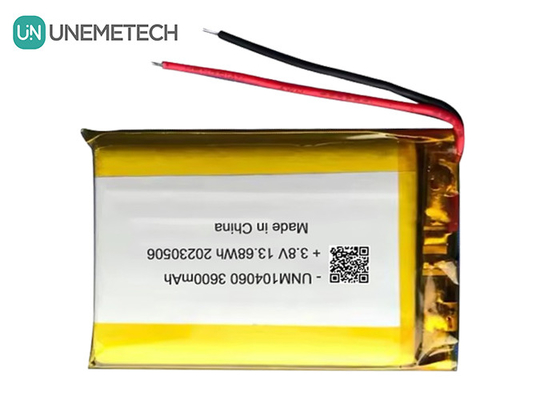 UNEMETECH 4.35V Batería Lipo de alto voltaje 104060 3.8V 3600mAh Batería de iones de litio y polímero