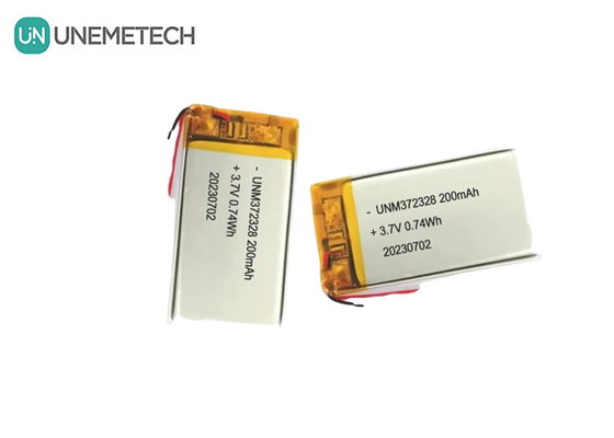 3Batería recargable Lipo de 7V 372328 3.7V 200mAh Batería de polímero de iones de litio para productos electrónicos