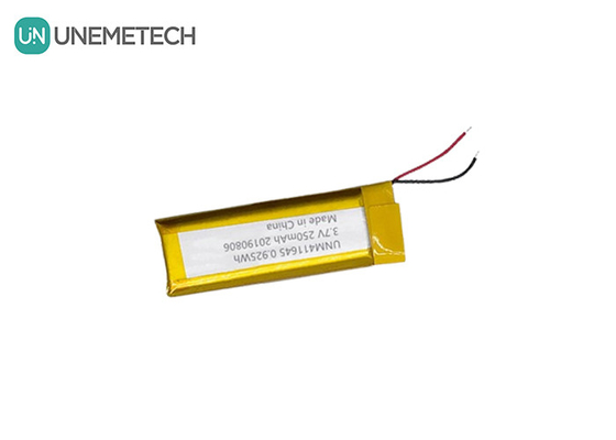 3.7V 250mAh Batería de Li-polímero 411645 / LiPo Batería recargable para la máquina POS