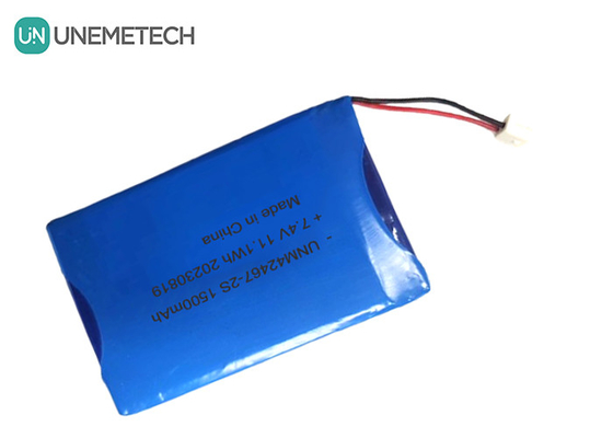 2 células Batería de Li-polímero 7.4V 1500mAh 2S Batería de Li-polímero Pack 424567 para aparatos de belleza