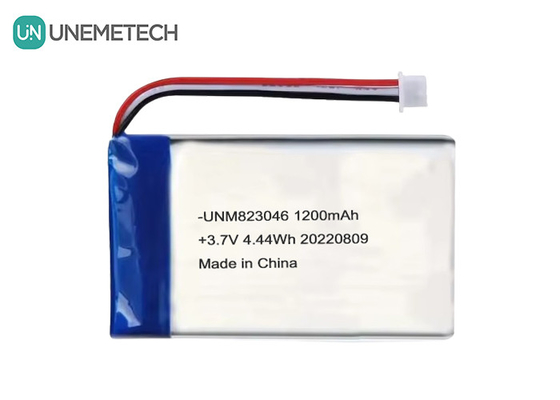 Batería recargable de polímero de litio 3.7 V 1200mah 4.44 Wh 823046 Batería de polímero de bolsa