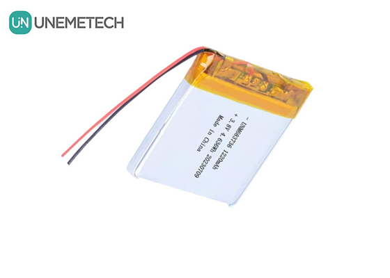 OEM 4.35V Baterías de polímero de litio de alto voltaje 1220mAh 683736 con vida útil de ciclo largo