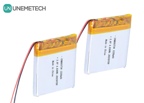 OEM 4.35V Baterías de polímero de litio de alto voltaje 1220mAh 683736 con vida útil de ciclo largo