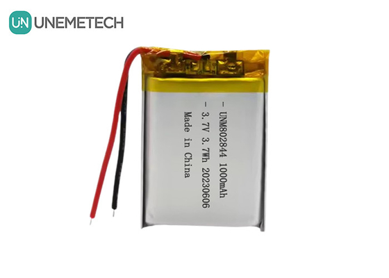 3.7V Batería recargable de iones de litio de 1000 mAh 802844 Batería de litio-polímero para electrodomésticos pequeños