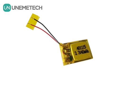 UNEMETECH 401115 Batería de litio de polímero recargable / 3.7V 40mAh Batería para auriculares