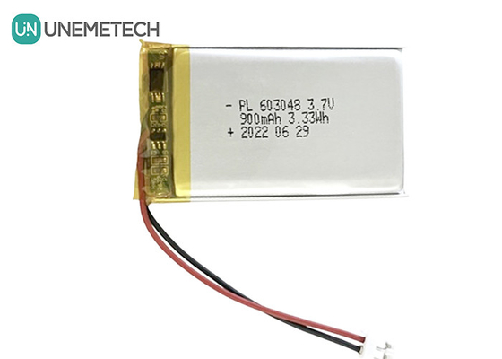 Por mayor 3.7V 900mAh Recargable Polímero Batería de iones de litio 603048 para aparatos de belleza