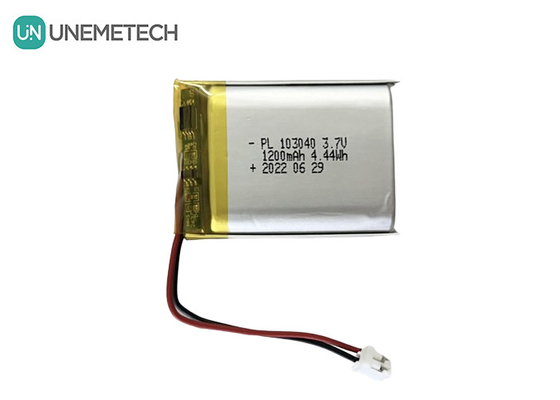 1200 mAh Batería recargable de iones de litio polímero 3.7V 103040 para electrónica de consumo