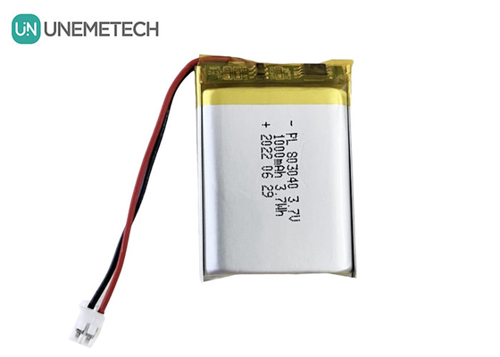 3Batería de litio polímero de.7V 803040 1000mAh Batería de polilitio para instrumento cosmético