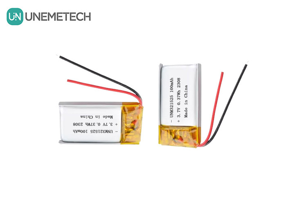 3.7V 80mAh 321525 Batería recargable de iones de litio de polímero 1C para productos electrónicos