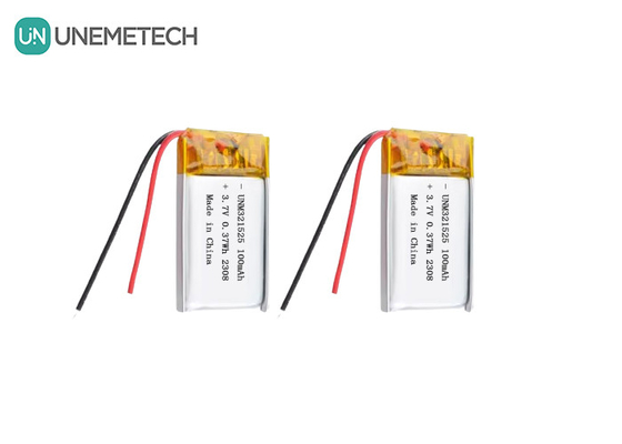 3.7V 80mAh 321525 Batería recargable de iones de litio de polímero 1C para productos electrónicos