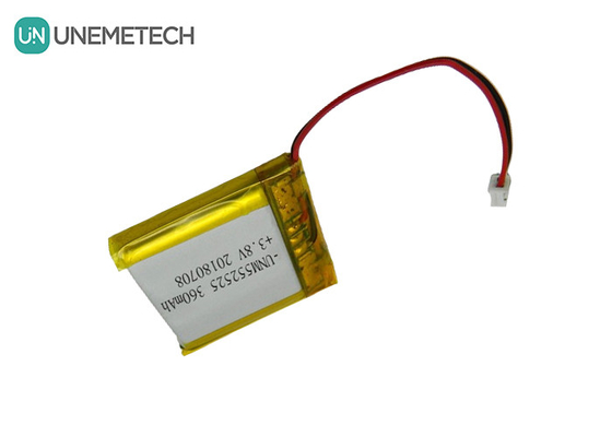 4.35V 360mAh Batería de iones de litio de polímero de alto voltaje 552525 3.8V Para dispositivos portátiles