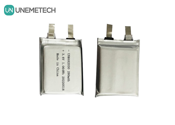 3.8V 280mAh Batería Lipo 482030 4.35V Batería de Li-ion de Polímero de Alto Voltado