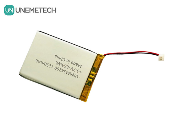 4.63Wh Recargable Batería de Litio Polímero Pack 434260 3.7V 1250mAh para la caja de carga