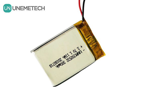 GPS Tracker Batería de polímero de litio personalizada / 3.7V 300mAh 392532 Batería de lipo recargable