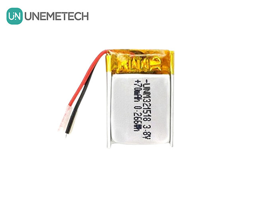 3Batería de iones de Li de alta tensión de.8V Batería de Lipo Ultra Pequeña de 4.35V 70mAh 321518 Para rastreador GPS
