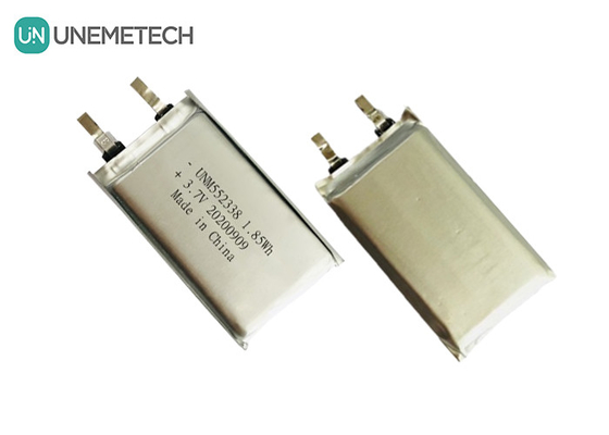 3.7V 500mAh Batería de litio de polímero recargable personalizada 552338 para productos digitales 3C