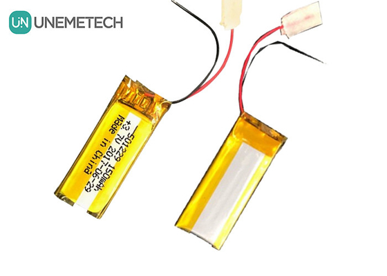 Batería de iones de litio de polímero de litio 3.7V 150mAh 501229 para piezas de equipos electrónicos