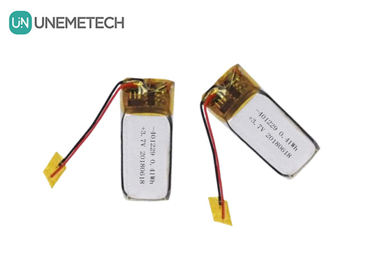 Batería Li-Ion Polymer personalizada 3.7 V 110mAh 401229 Batería Lipo pequeña para cargador de auriculares