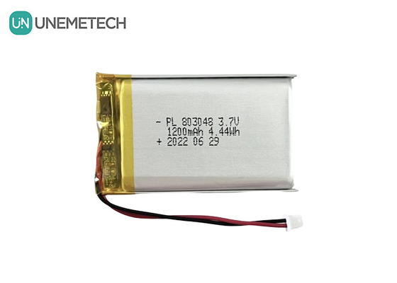 3.7V 1200mAh Batería de iones de litio de polímero 803048 Batería de iones de litio de polímero para instrumento cosmético