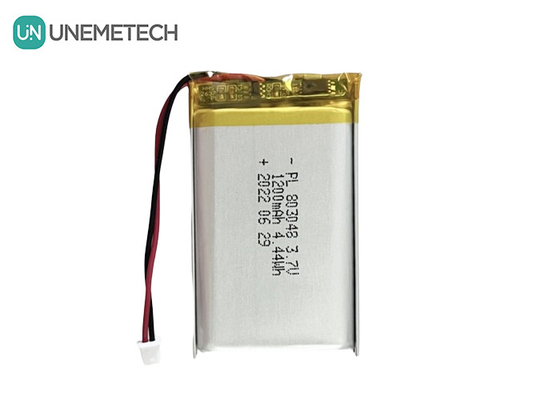 3.7V 1200mAh Batería de iones de litio de polímero 803048 Batería de iones de litio de polímero para instrumento cosmético