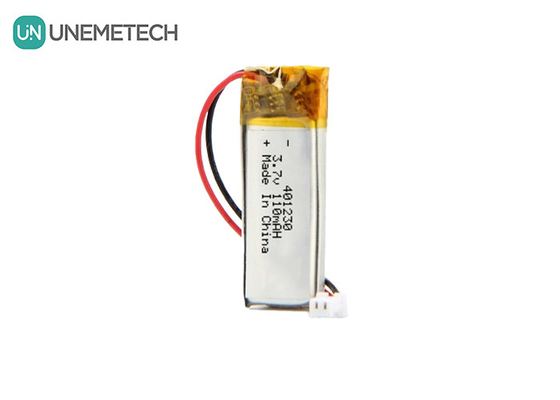 401230 Batería de polímero de litio 3.7V 110mAh Batería recargable Lipo para auriculares