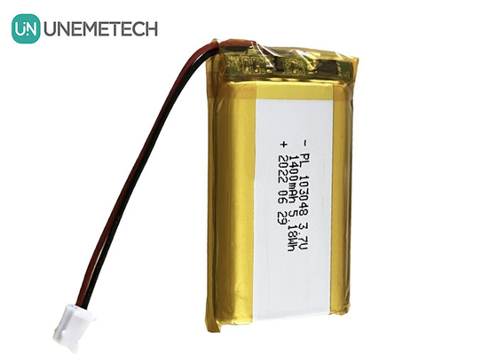 3.7V 1400mAh Batería recargable de Li-polímero 103048 Batería de Li-ion Polímero para dispositivos digitales