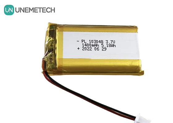 3.7V 1400mAh Batería recargable de Li-polímero 103048 Batería de Li-ion Polímero para dispositivos digitales