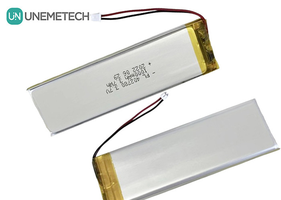 Caja de carga Batería de polímero de litio 1000mah 3.7V Batería recargable de li-polímero 402780