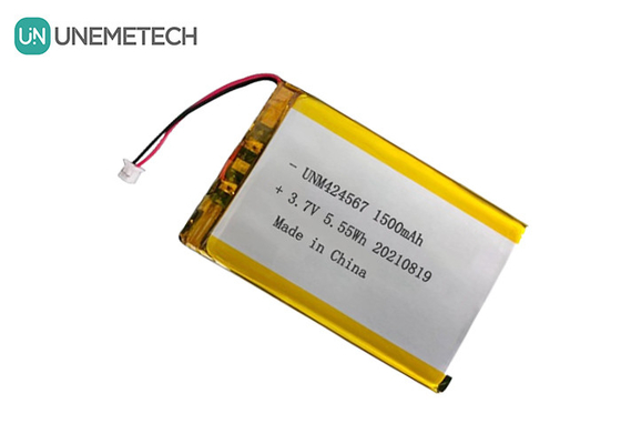 424567 Batería Lipo recargable 3.7V 1500mah Batería Lipo para lector de tarjetas inteligentes de identificación automática