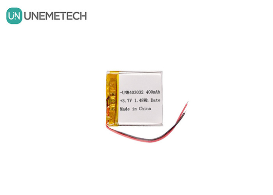 403032 4.2V Batería de polímero de iones de litio personalizada 3.7 V 400mAh Batería de polímero de iones de litio para productos electrónicos