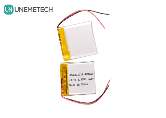 403032 4.2V Batería de polímero de iones de litio personalizada 3.7 V 400mAh Batería de polímero de iones de litio para productos electrónicos