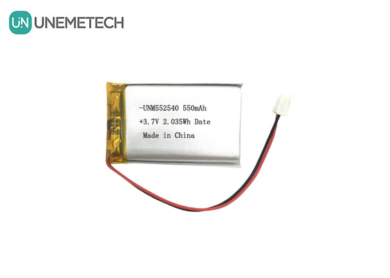 552540 Prismático de Plata Recargable Lipo Baterías 3.7V 550mAh Para el rastreador de PET