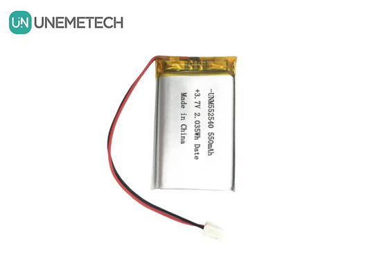 552540 Prismático de Plata Recargable Lipo Baterías 3.7V 550mAh Para el rastreador de PET