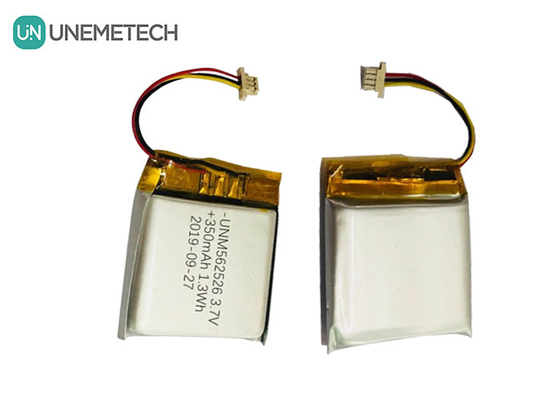 4.2V 350mAh Baterías poliméricas de iones de litio personalizadas 562526 1.0C Descarga para productos digitales
