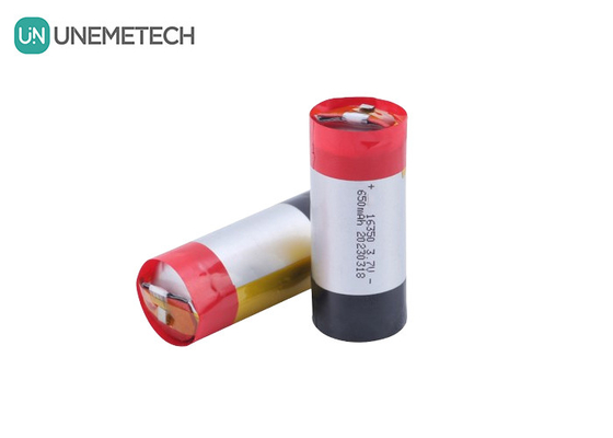 5A Batería LiPo cilíndrica de alta descarga 3.7V 650mAh 16350 Para electrodomésticos