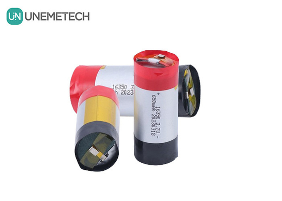 5A Batería LiPo cilíndrica de alta descarga 3.7V 650mAh 16350 Para electrodomésticos
