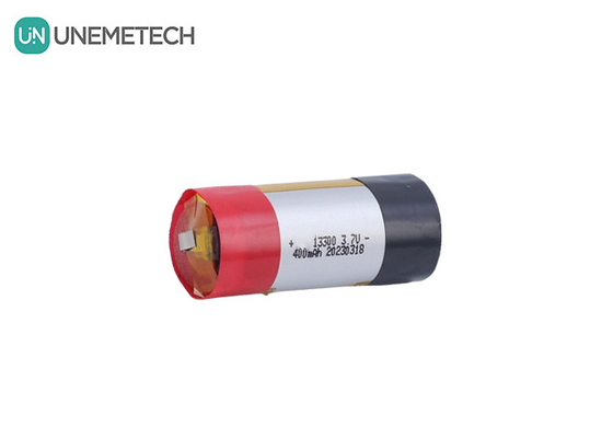 Recargable Batería Lipo cilíndrica 3.7V 400mah 13300 Para cigarrillos electrónicos