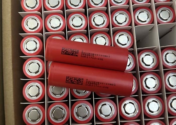 3C 4500mAh 21700 Batería cilíndrica de iones de litio INR21700-45E para automóviles eléctricos