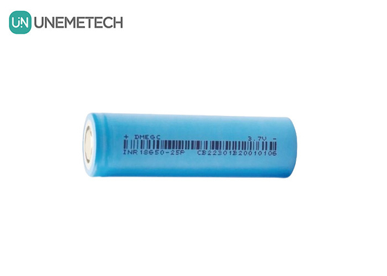 2500mAh 3.7V Max 6A Carga continua Batería cilíndrica de iones de litio 18650 INR18650-25P