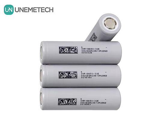 INR18650-32E 3200mAh 18650 Batería 10A 1000 Ciclos 3.7V Batería cilíndrica de iones de litio 18650