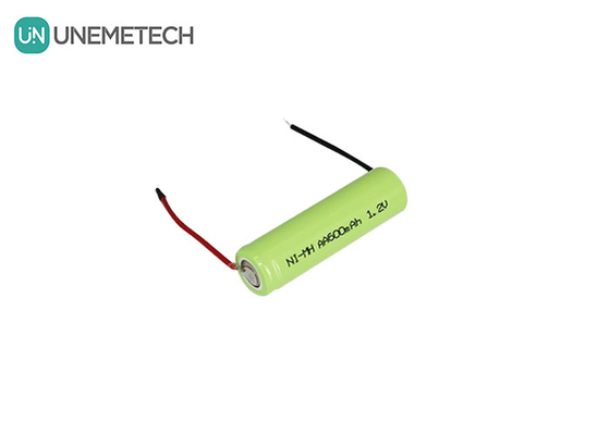 Vida útil del ciclo largo NiMH AA 1.2V 600mAh Batería recargable AA600 para juguetes