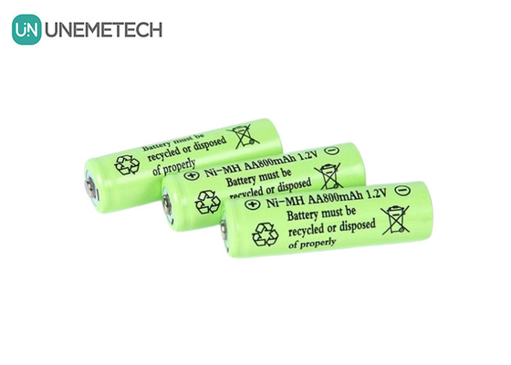 Baterías ODM NiMh AA800 AA 1.2V 800mah Batería recargable para cepillo de dientes eléctrico