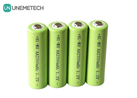 OEM ODM NiMH Baterías 1.2V AA 2300mAh Batería recargable AA2300 para micrófono inalámbrico